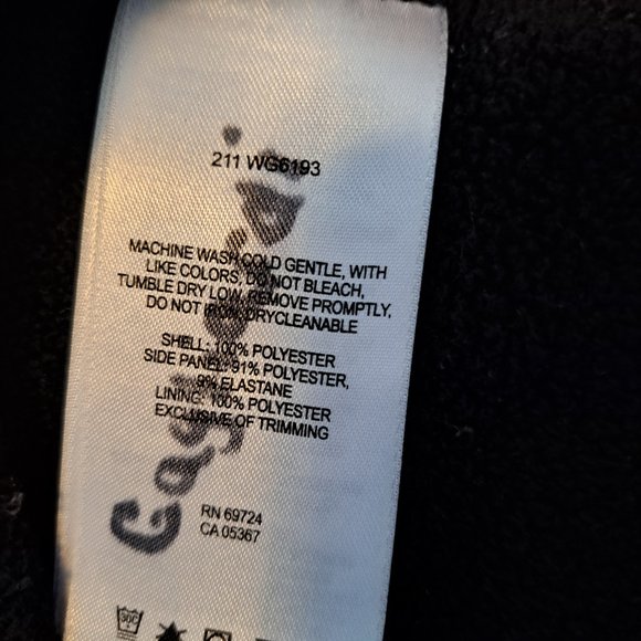 Columbia Girl's Black and Pink Sherpa Softshell Mock Neck Jacket Size 10/12 - Picture 6 of 6